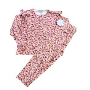 Hill House Kids Lounge Set Sweats NEW Floral Print Long Sleeve Pants Size 12Y